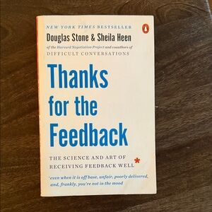 Thanks for the Feedback Book